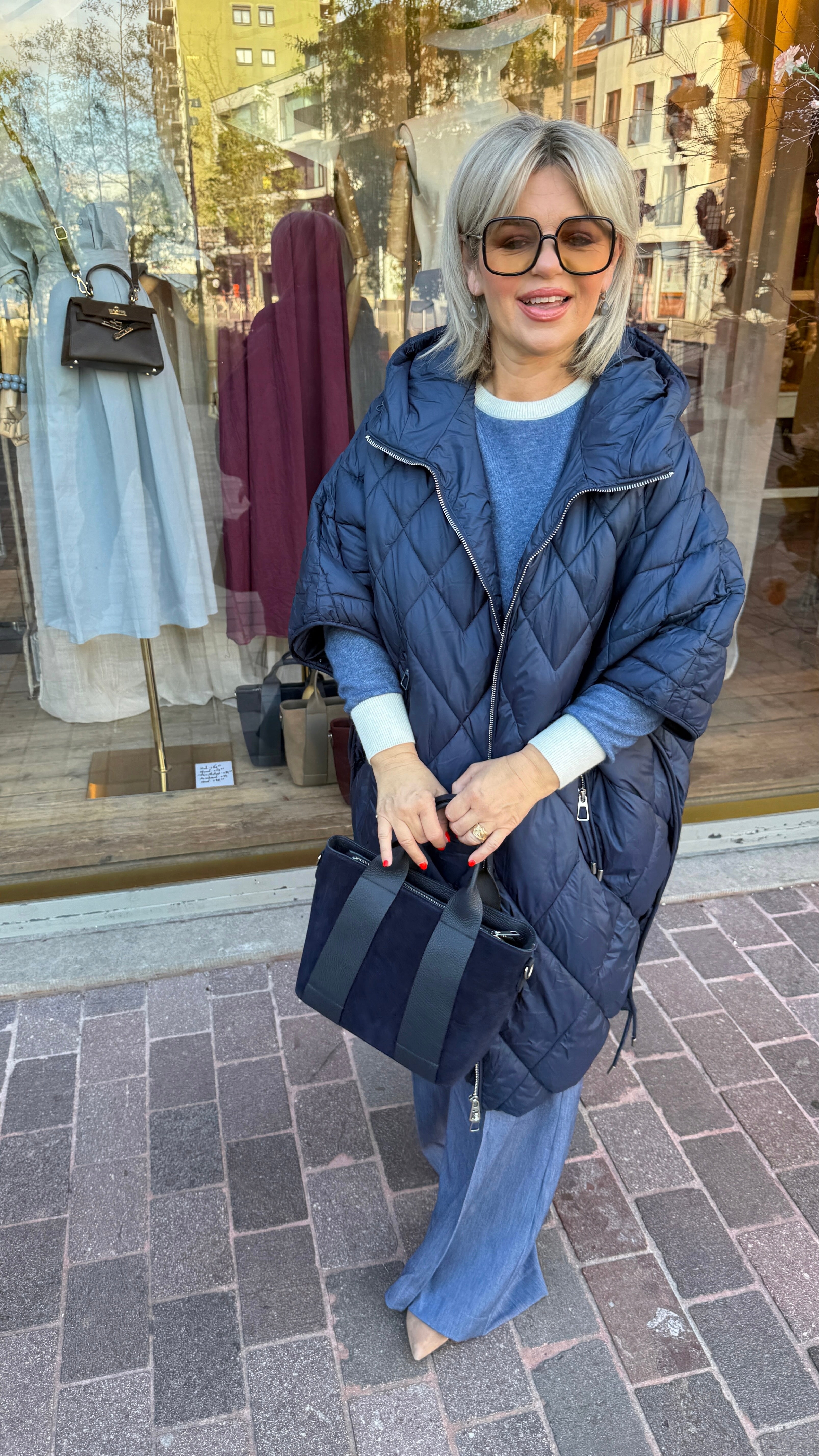 Tas: leder+ suède/ LIA