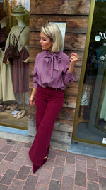 Afbeelding in Gallery-weergave laden, Hemd/ streep/strik/ALINE
