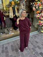 Afbeelding in Gallery-weergave laden, Broek / KIM/bordeaux

