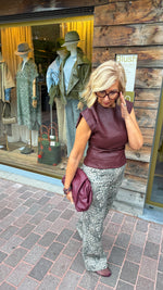 Afbeelding in Gallery-weergave laden, Lederlook top/ ALINE
