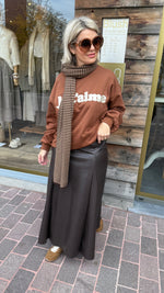 Afbeelding in Gallery-weergave laden, Trui JE T’AIME/ Camel.
