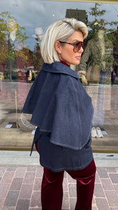 Trenchcoat jeans/kort/ HARVEY