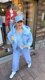 Afbeelding in Gallery-weergave laden, Bodywarmer/blauw/LAURÈL
