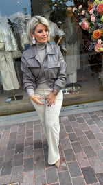 Afbeelding in Gallery-weergave laden, Jas/lederlook/MADDIE
