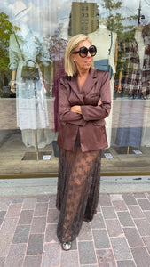 Satinlook blazer/ NANOU