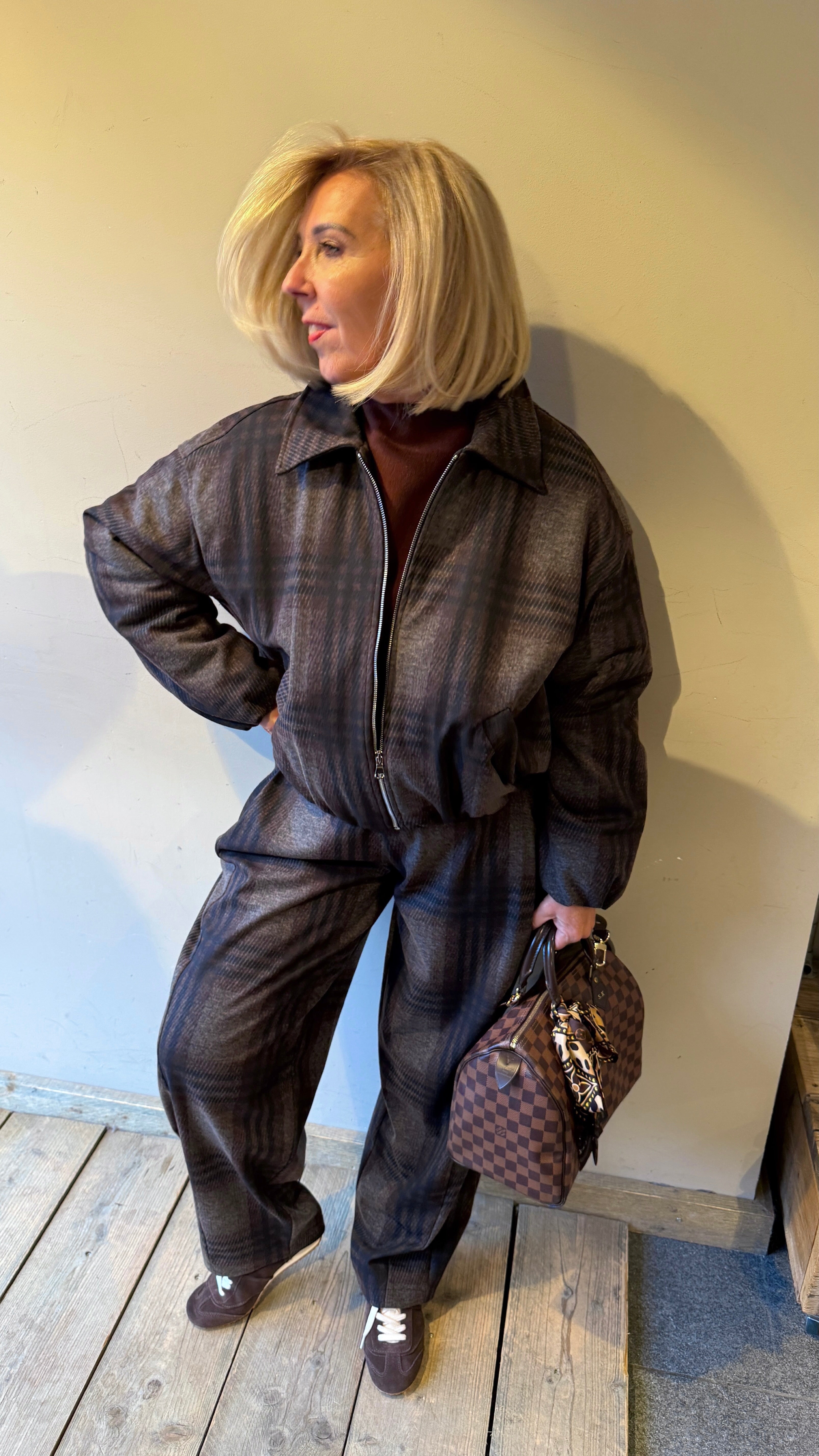 Bomber/ ruit/ LIZETTE