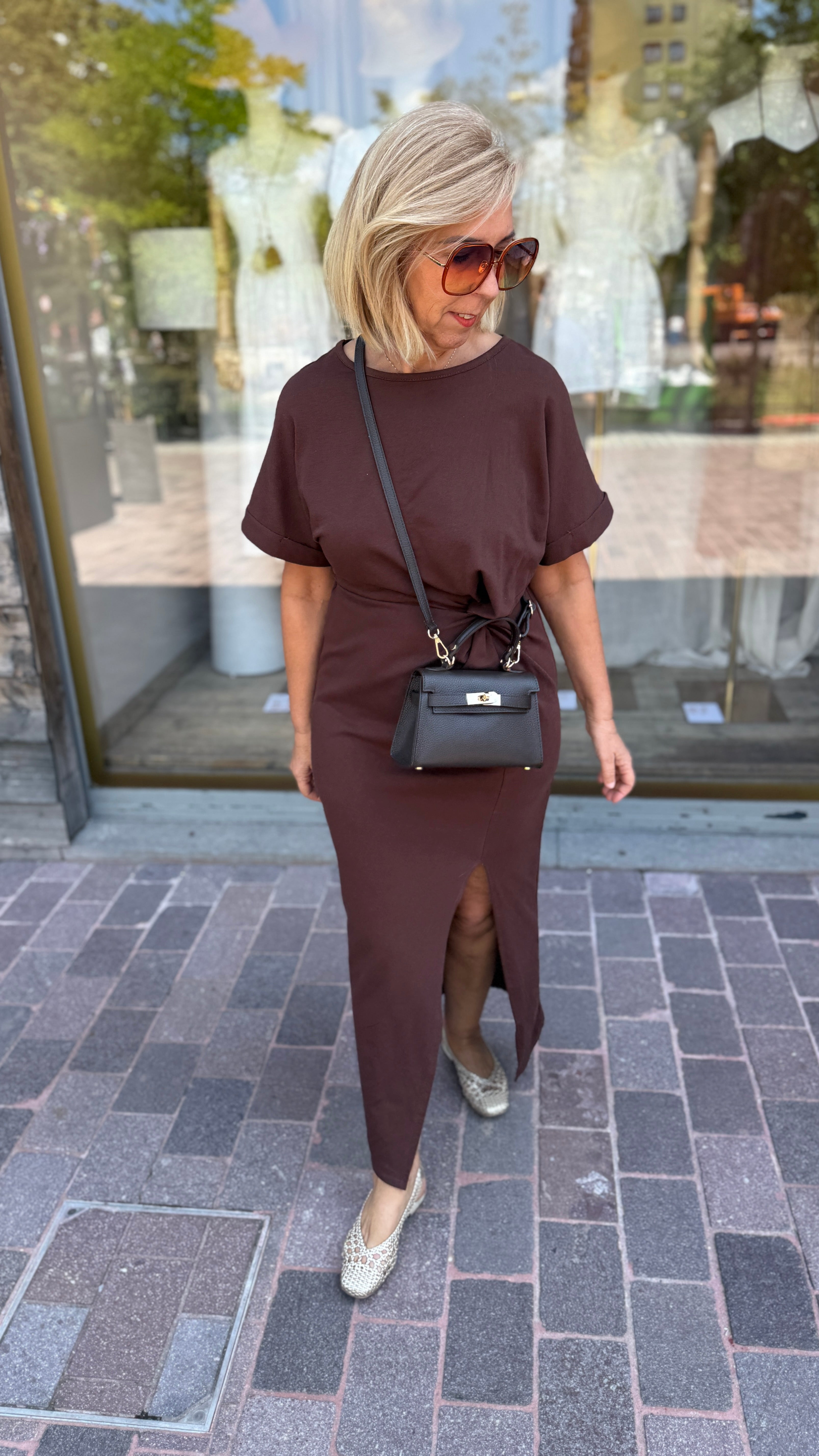 Lederen tas/ JASMINE