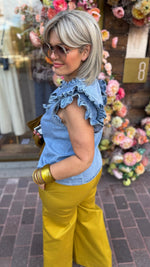 Afbeelding in Gallery-weergave laden, Jeanshemd met roesel/ INDI
