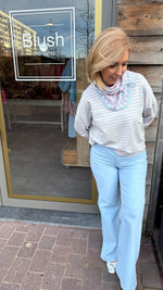 Afbeelding in Gallery-weergave laden, Sjaal/ streep/driehoek/ MILLE
