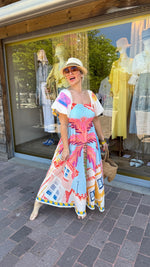 Afbeelding in Gallery-weergave laden, Maxidress/palmboom/ SANTA AURELIA
