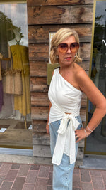 Afbeelding in Gallery-weergave laden, Witte top/FIEN
