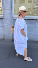 Afbeelding in Gallery-weergave laden, Linnen jurk/ oversized/AMALFI
