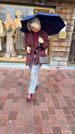 Afbeelding in Gallery-weergave laden, Blazer ruit/ bordeaux/ JULIETTA
