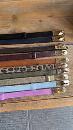 Afbeelding in Gallery-weergave laden, Lederen riem/ JUSTINE
