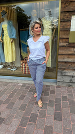 Afbeelding in Gallery-weergave laden, Broek/ streep/ blauw/ GUSTA
