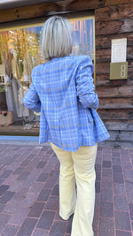 Afbeelding in Gallery-weergave laden, Blazer ruit/JUSTINE
