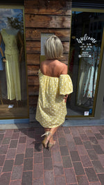 Afbeelding in Gallery-weergave laden, Jurk/ geel/ polkadot
