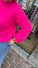 Afbeelding in Gallery-weergave laden, Mohair trui/ ballonmouw
