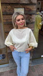 Afbeelding in Gallery-weergave laden, Blouse/vlindermouw/ JUSTINE
