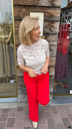 Afbeelding in Gallery-weergave laden, Kanten blouse
