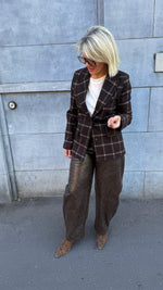Afbeelding in Gallery-weergave laden, Blazer ruit/ GERY
