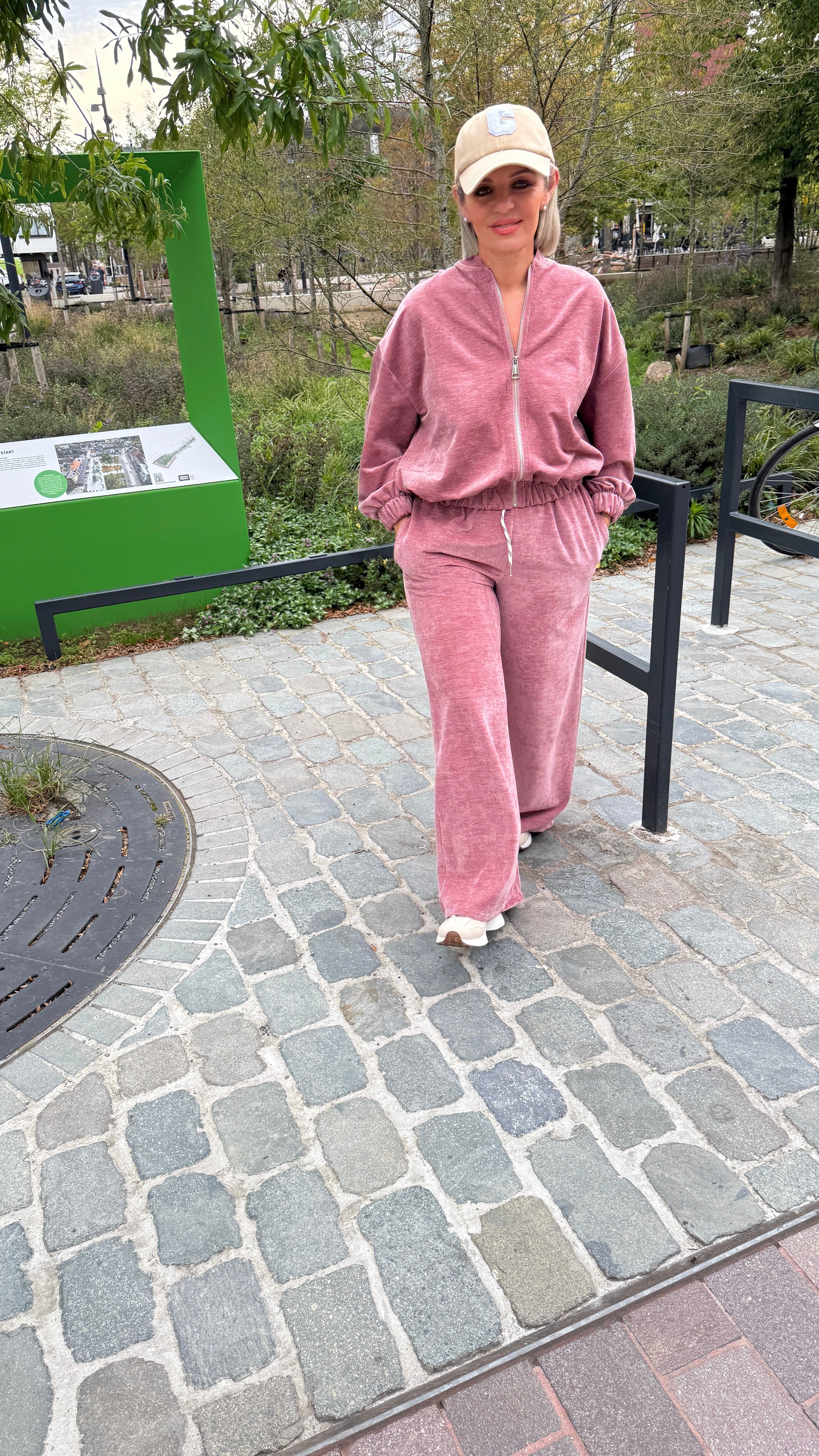 Broek/ oud roze/ TESS