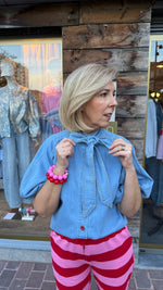 Afbeelding in Gallery-weergave laden, Broek streep/ JULIE
