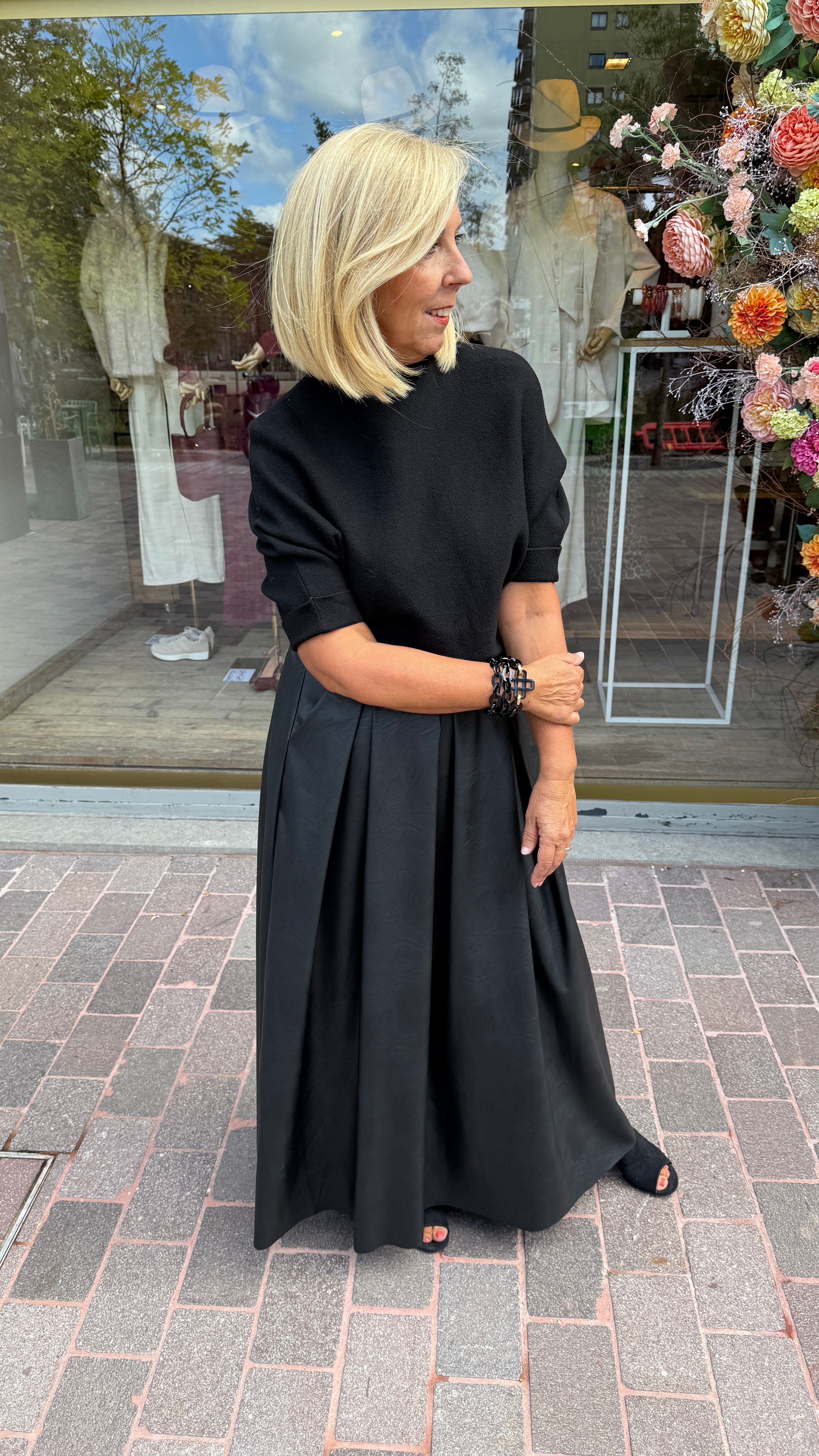 Rok/ leatherlook/ JACLYN