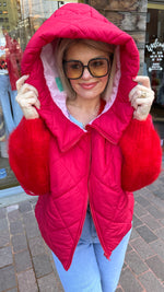 Afbeelding in Gallery-weergave laden, Bodywarmer/rood/LAURÈL
