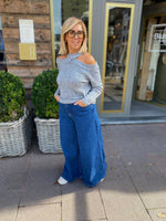 Afbeelding in Gallery-weergave laden, Jeans/ wide leg/ ABBY
