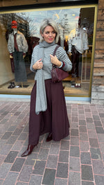 Afbeelding in Gallery-weergave laden, Trui streep/ MILLE/ grijs
