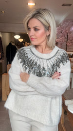 Afbeelding in Gallery-weergave laden, Trui paillet/ NOMI
