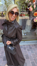 Afbeelding in Gallery-weergave laden, Jas/ lederlook/ bruin/ LOLO
