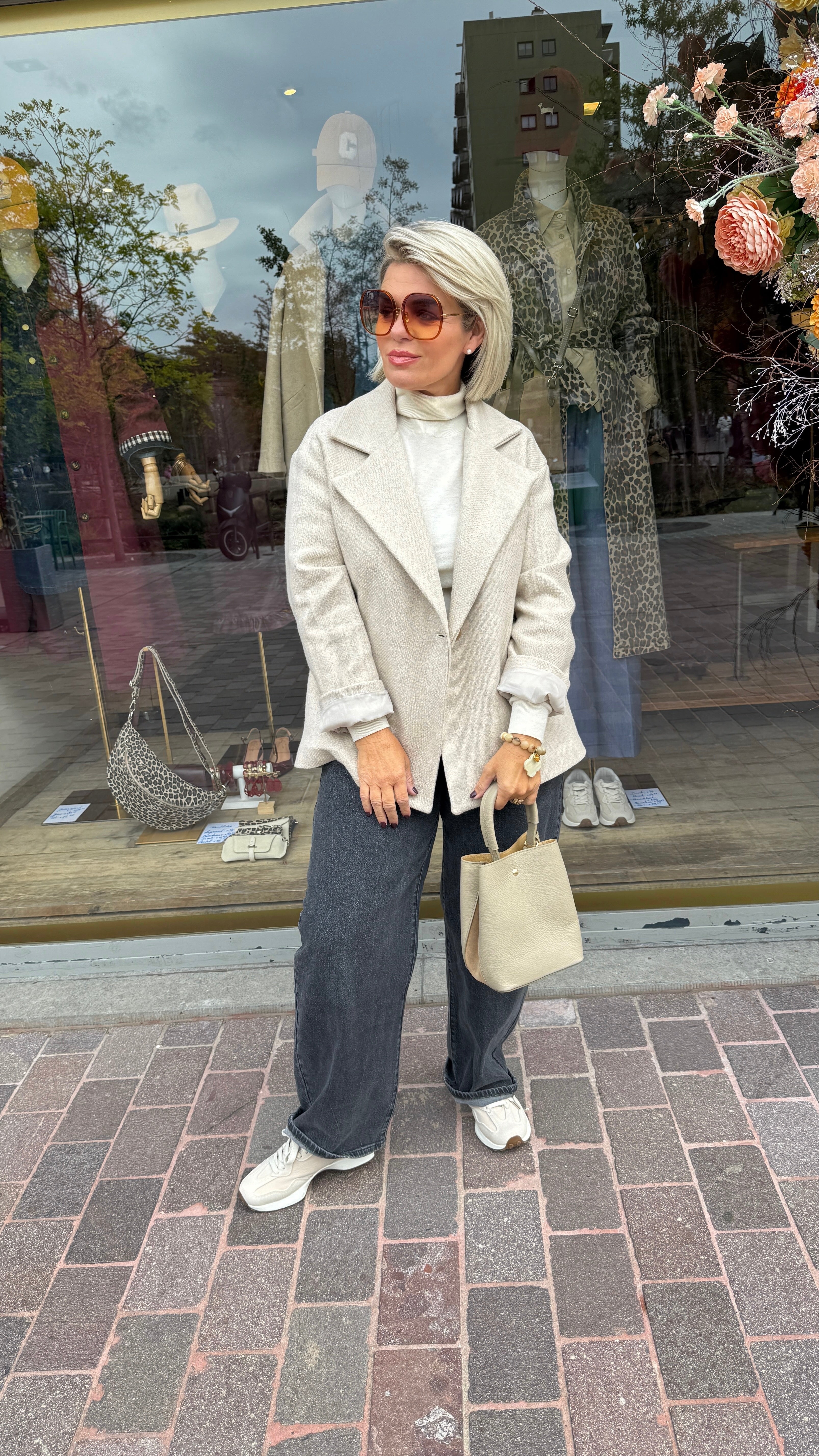 Blazer/ beige/ROMEE