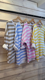 Afbeelding in Gallery-weergave laden, T-shirt brede streep/ LYNN
