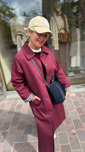 Trenchcoat bordeaux/LOUISE
