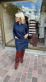 Afbeelding in Gallery-weergave laden, Jeansjurk/MARIS
