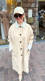 Afbeelding in Gallery-weergave laden, Trenchcoat met kant/KATRIEN
