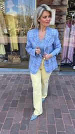Afbeelding in Gallery-weergave laden, Blazer ruit/JUSTINE
