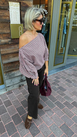 Afbeelding in Gallery-weergave laden, Blouse ruit/ MAYA
