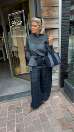 Afbeelding in Gallery-weergave laden, Hemd/ruit met strik/ TARTAN/Never Fully Dressed
