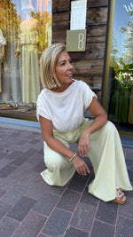Afbeelding in Gallery-weergave laden, Blouse/ mercerisé/crème/ VICTOIRE

