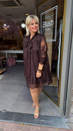 Afbeelding in Gallery-weergave laden, Jurk/ kant/ JULIETTE
