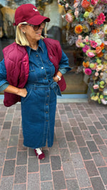 Afbeelding in Gallery-weergave laden, Bodywarmer/ bordeaux/ ANNA
