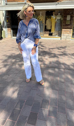 Afbeelding in Gallery-weergave laden, Hemd/streep/blauw/LAURI
