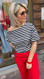 Afbeelding in Gallery-weergave laden, Pantalon rood/ JULIE
