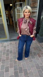 Afbeelding in Gallery-weergave laden, Bodywarmer/ bordeaux/ ANNA
