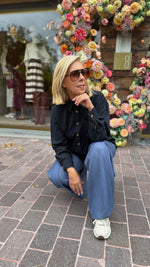 Afbeelding in Gallery-weergave laden, Hemd streep/ BLACK ROSE
