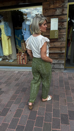 Afbeelding in Gallery-weergave laden, Broek/groen/ Paisley
