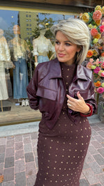 Afbeelding in Gallery-weergave laden, Jas/lederlook/MADDIE
